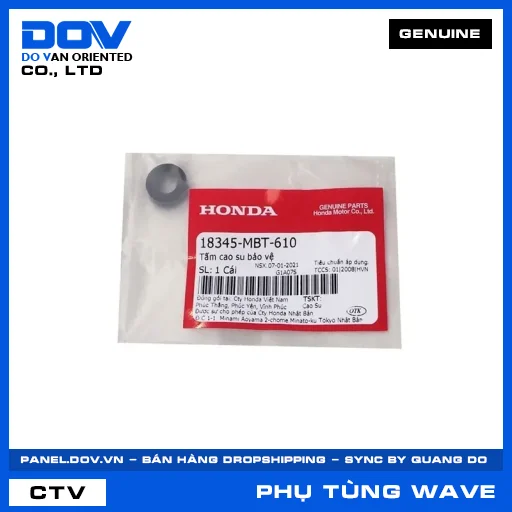 TẤM CAO SU BẢO VỆ WAVE 100, WAVE ALPHA, WAVE ALPHA 110, WAVE RSX 110 — 18345MBT610