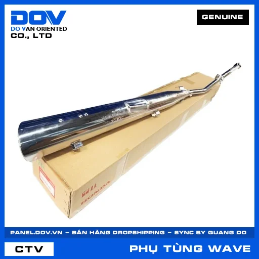 ỐNG XẢ (pô) WAVE 100, WAVE ALPHA — 18350KVRV10