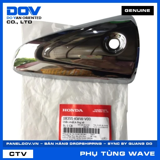 CHẮN NHIỆT A ỐNG XẢ (pô) WAVE RSX 110 — 18355KWWV00