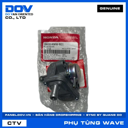 Bộ van hút khí WAVE ALPHA 110, WAVE RSX 110 — 18600KWWB21