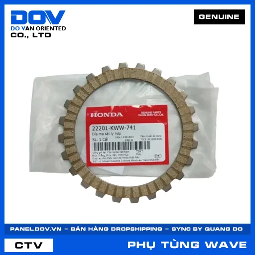 ĐĨA MA SÁT LY HỢP (côn) WAVE RSX 110 — 22201KWW741