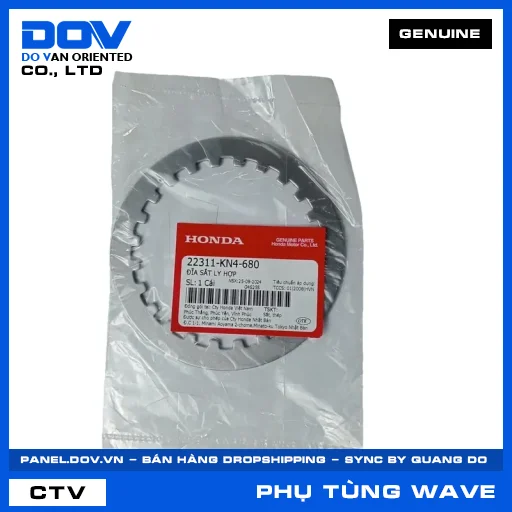 ĐĨA SẮT LY HỢP (côn) WAVE 100, WAVE ALPHA — 22311KN4680