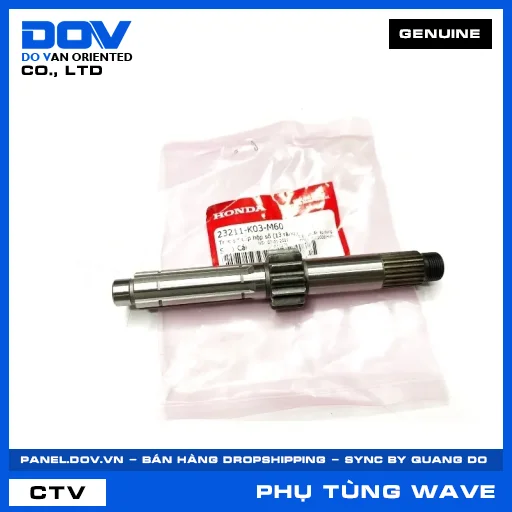 TRỤC SƠ CẤP HỘP SỐ (13 RĂNG) WAVE ALPHA 110, WAVE RSX 110 — 23211K03M60
