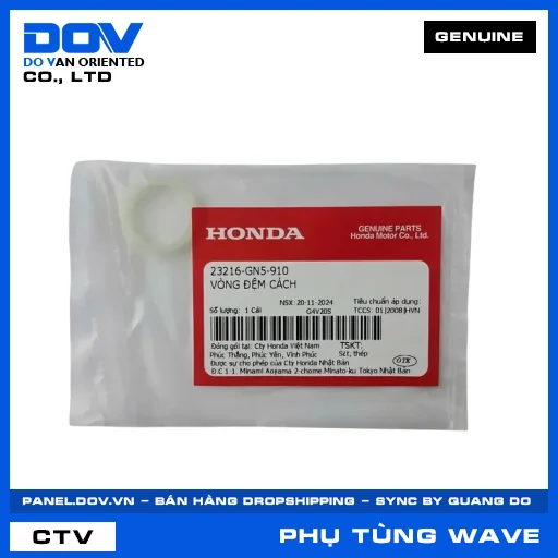VÒNG ĐỆM CÁCH WAVE 100, WAVE ALPHA — 23216GN5910