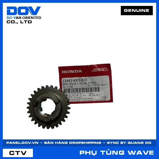 BÁNH RĂNG SỐ 2 THỨ CẤP 29 RĂNG WAVE 100, WAVE ALPHA — 23441KRS830