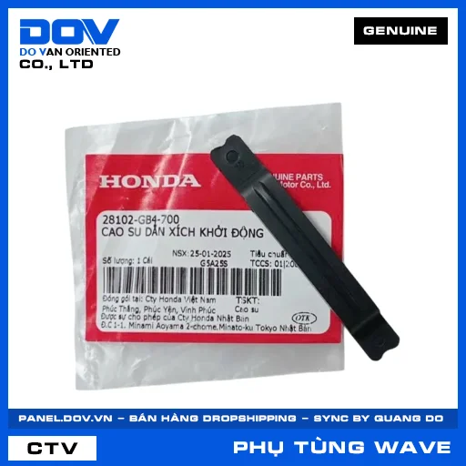 CAO SU DẪN XÍCH KHỞI ĐỘNG (sên) WAVE 100, WAVE ALPHA — 28102GB4700
