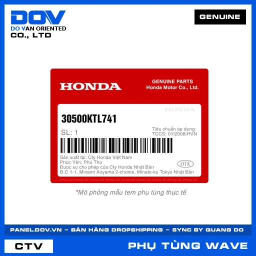 MÔ BIN CAO ÁP WAVE ALPHA — 30500KTL741