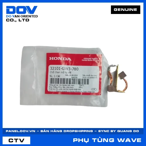 CHỔI THAN MÔ TƠ ĐỀ WAVE ALPHA 110, WAVE RSX 110 — 32101GW3780