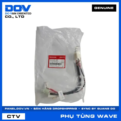 NHÁNH DÂY ĐIỆN NỐI ẮC QUY (bình điện) WAVE 100, WAVE ALPHA — 32103KTL760