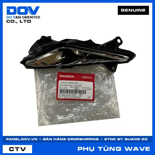 CHÓA ĐÈN XI NHAN TRƯỚC PHẢI (đèn báo rẽ) WAVE ALPHA — 33410KVRV91