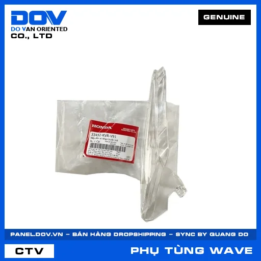 NẮP ĐÈN XI NHAN TRƯỚC TRÁI (đèn báo rẽ) WAVE ALPHA — 33452KVRV91