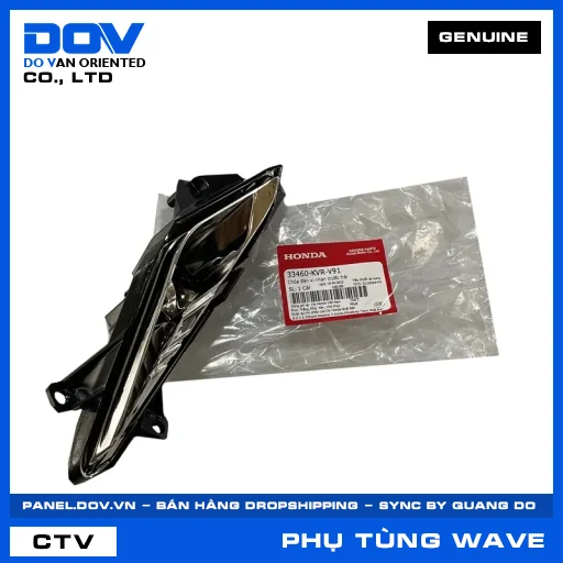 CHÓA ĐÈN XI NHAN TRƯỚC TRÁI (đèn báo rẽ) WAVE ALPHA — 33460KVRV91