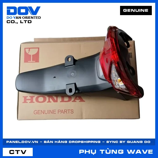 BỘ ĐÈN & CHẮN BÙN SAU (dè) WAVE — 33700KTL642