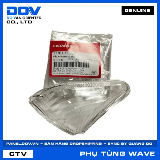 NẮP XI NHAN SAU PHẢI (đèn báo rẽ) WAVE ALPHA — 33703KFLD21