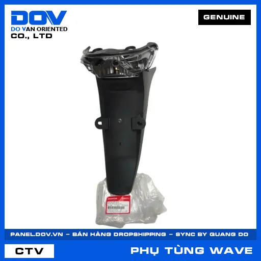 BỘ CHÓA ĐÈN & CHẮN BÙN SAU (dè) WAVE, WAVE 100, WAVE ALPHA — 33710KTL641