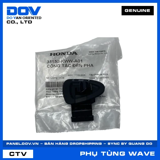CÔNG TẮC ĐÈN PHA WAVE RSX 110 — 35150KWWA01