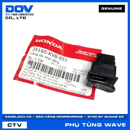 CÔNG TẮC KHỞI ĐỘNG WAVE 100 — 35160KVB851