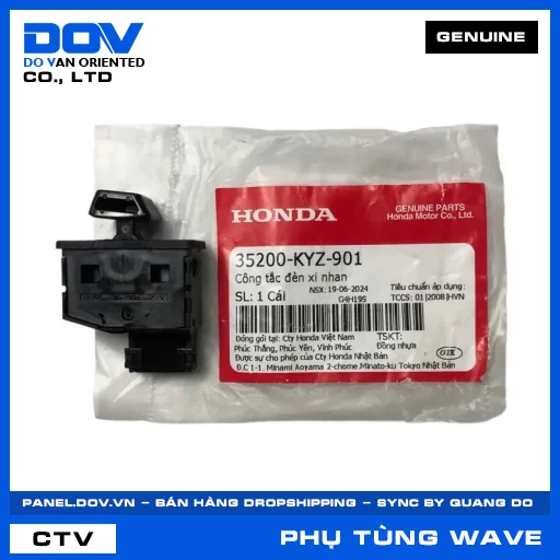 CÔNG TẮC ĐÈN XI NHAN (đèn báo rẽ) WAVE RSX 110 — 35200KYZ901