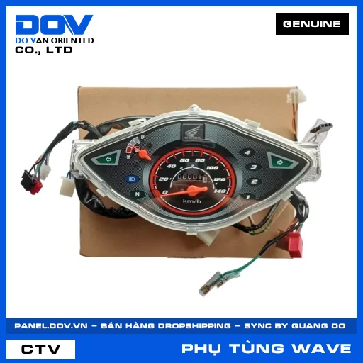 BỘ ĐỒNG HỒ TỐC ĐỘ WAVE 100 — 37200KTL682