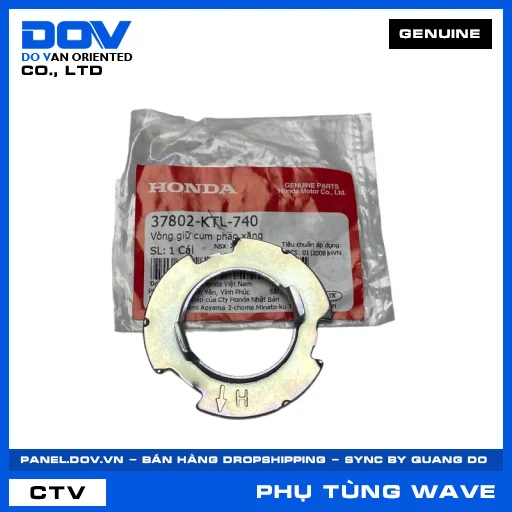 VÒNG GIỮ CỤM PHAO XĂNG WAVE ALPHA, WAVE ALPHA 110, WAVE RSX 110 — 37802KTL740