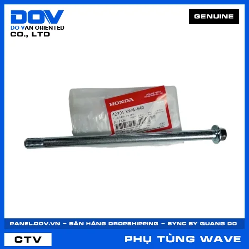 TRỤC BÁNH XE SAU WAVE ALPHA 110, WAVE RSX 110 — 42301KWW640