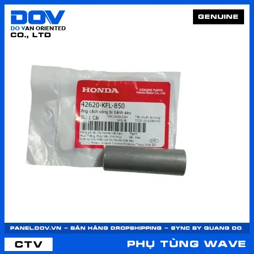 ỐNG CÁCH VÒNG BI BÁNH SAU WAVE 100, WAVE ALPHA, WAVE ALPHA 110, WAVE RSX 110 — 42620KFL850