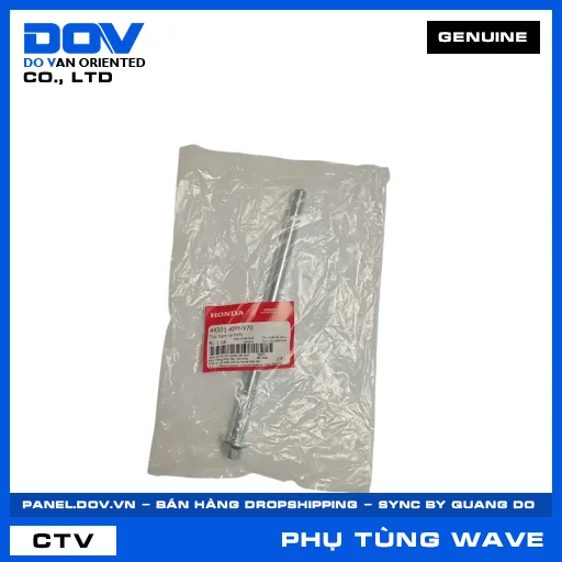 TRỤC BÁNH XE TRƯỚC WAVE 100, WAVE ALPHA, WAVE RSX 110 — 44301KPH970