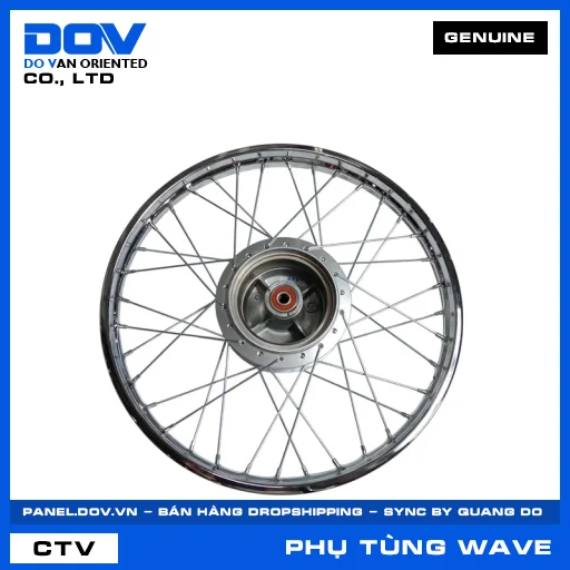 CỤM VÀNH & MOAY Ơ TRƯỚC *NH364 (niềng) WAVE 100, WAVE ALPHA — 44650KRS860ZA