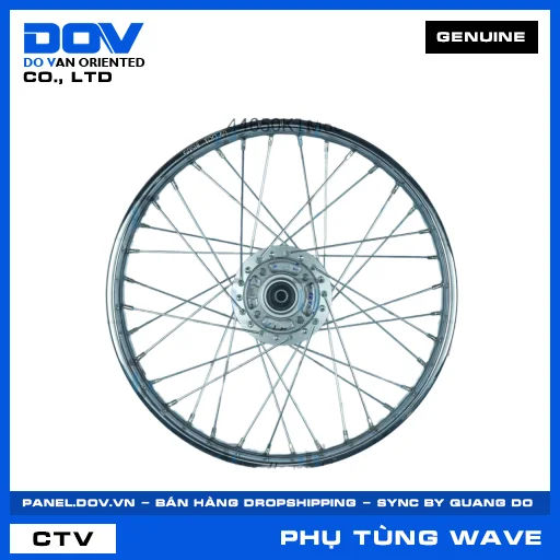 CỤM VÀNH & MOAY Ơ TRƯỚC *NH364 (niềng) WAVE ALPHA — 44650KTM881ZA