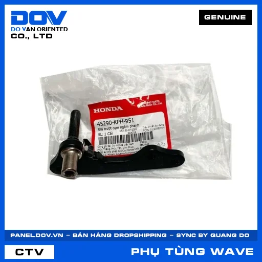 GIÁ TRƯỢT CỤM NGÀM PHANH (thắng) WAVE ALPHA — 45290KPH951