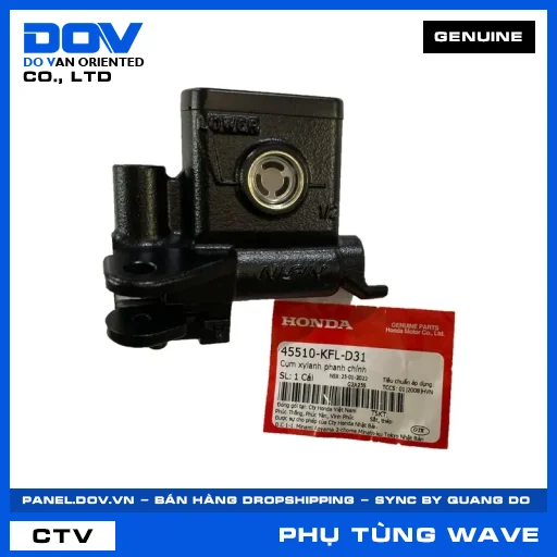 CỤM XYLANH PHANH CHÍNH (thắng) WAVE ALPHA — 45510KFLD31