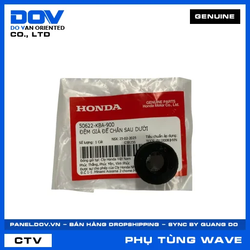 ĐỆM GIÁ ĐỂ CHÂN SAU DƯỚI WAVE ALPHA — 50622KBA900