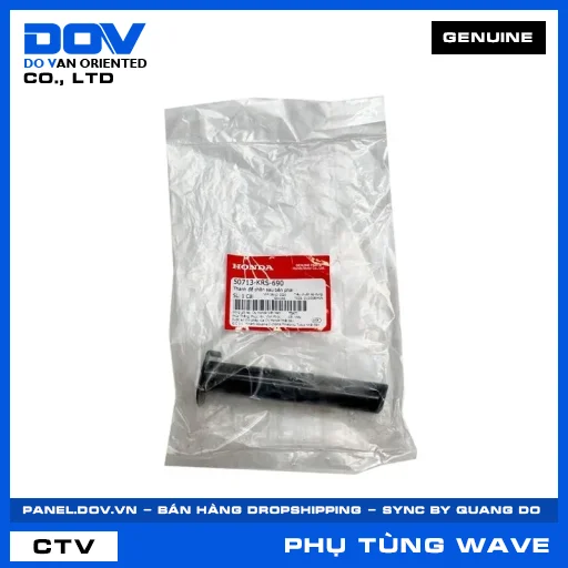 Thanh để chân sau bên phải WAVE ALPHA — 50713KRS690