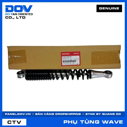 BỘ GIẢM XÓC SAU (phuộc) WAVE 100, WAVE ALPHA — 52400KVR881