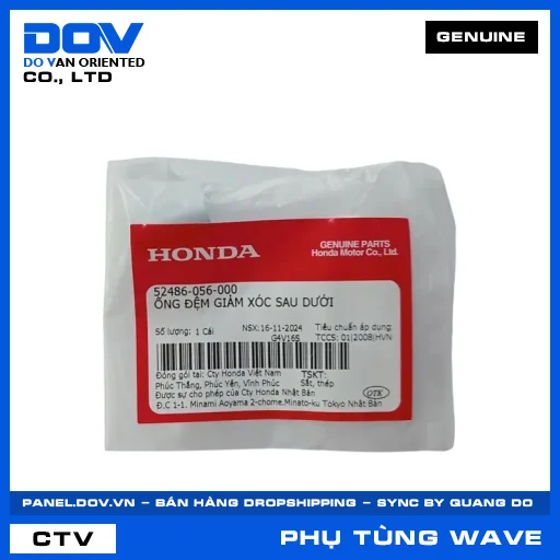 ỐNG ĐỆM GIẢM XÓC SAU DƯỚI (phuộc) WAVE ALPHA — 52486056000