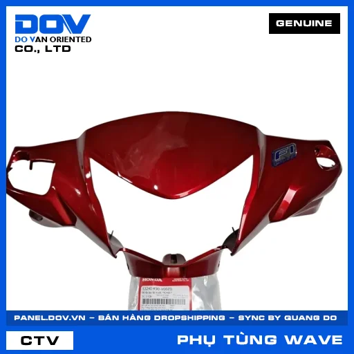 BỘ ỐP TAY LÁI TRƯỚC *R340C* WAVE, WAVE RSX 110 — 53240K90V00ZD