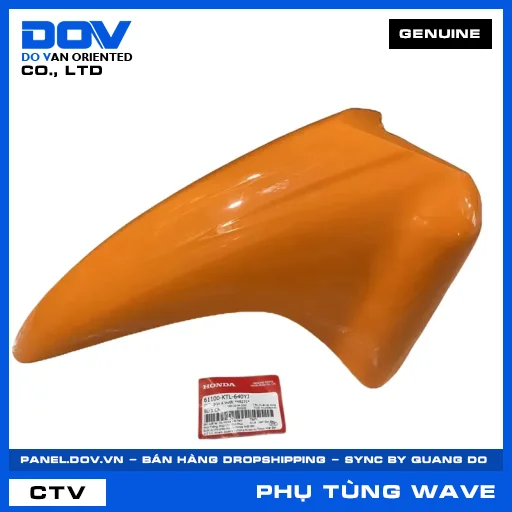 Chắn bùn A trước *YR271* (dè) WAVE, WAVE ALPHA — 61100KTL640YJ