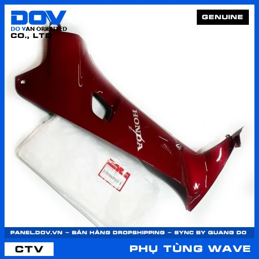 BỘ ỐP YẾM PHẢI *R203M* ĐỎ WAVE, WAVE ALPHA — 64200KRS900ZD