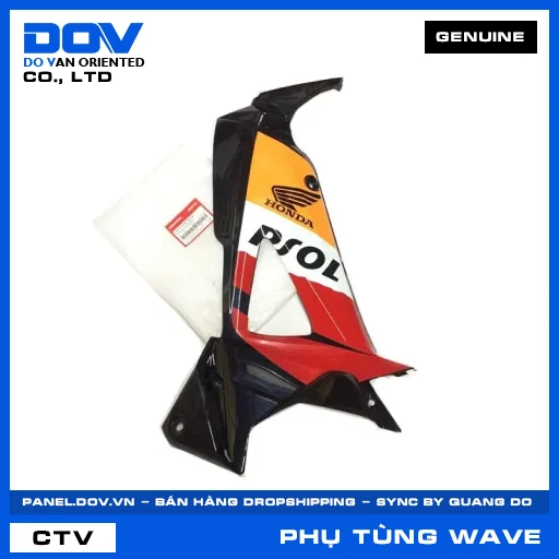 Bộ ốp yếm trái *PB383M* WAVE, WAVE ALPHA — 64250KVRV80ZA