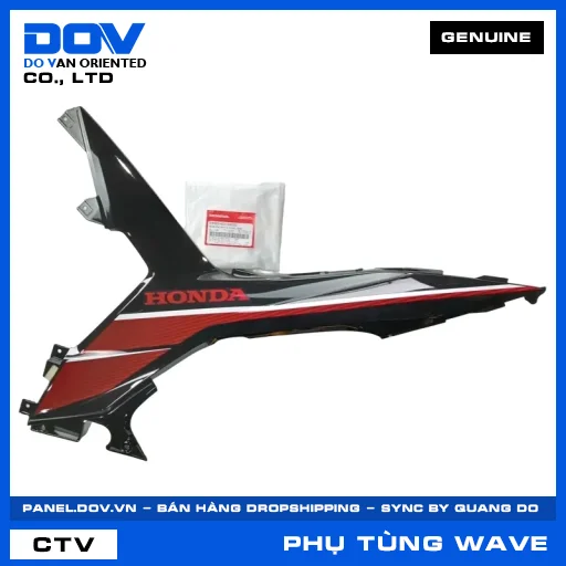 BỘ ỐP ỐNG YẾM TRÁI NHB35, R340 WAVE, WAVE RSX 110 — 64465K07940ZE