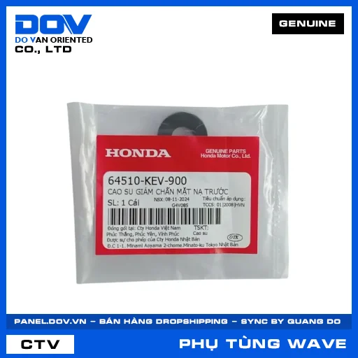 CAO SU GIẢM CHẤN MẶT NẠ TRƯỚC WAVE 100, WAVE ALPHA — 64510KEV900