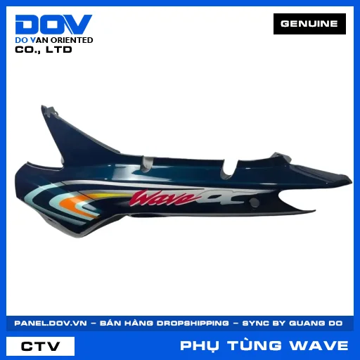 BỘ ỐP SƯỜN TRÁI *B142P* WAVE, WAVE ALPHA — 64650KRS900ZG