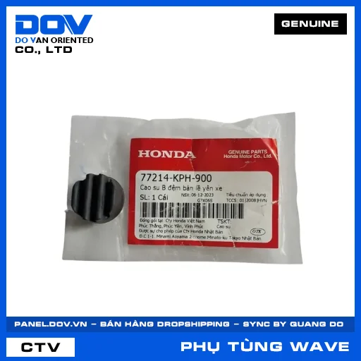 CAO SU B ĐỆM BẢN LỀ YÊN XE WAVE 100, WAVE ALPHA 110, WAVE RSX 110 — 77214KPH900