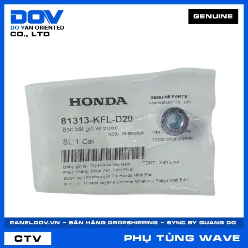 BẠC BẮT GIỎ XE TRƯỚC WAVE ALPHA — 81313KFLD20