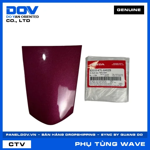 ỐP ĐUÔI SAU *RP173M* WAVE, WAVE ALPHA — 83510KTL640ZB