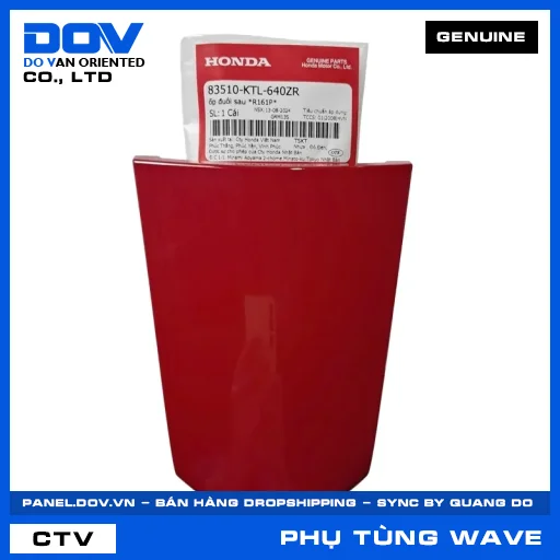 ỐP ĐUÔI SAU *R161P* WAVE, WAVE ALPHA — 83510KTL640ZR
