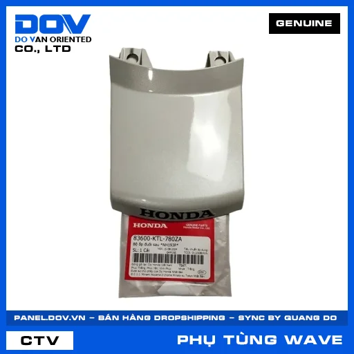 BỘ ỐP ĐUÔI SAU *NH193P* WAVE, WAVE ALPHA — 83600KTL780ZA
