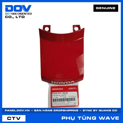 BỘ ỐP ĐUÔI SAU *R263*M WAVE, WAVE ALPHA — 83600KTL780ZB