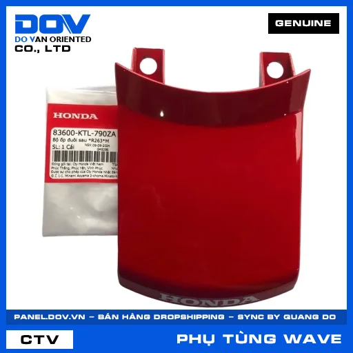 BỘ ỐP ĐUÔI SAU *R263*M WAVE — 83600KTL790ZA