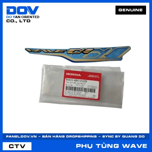 TEM CÁNH YẾM TRÁI *B203* WAVE ALPHA 110 — 86643K89V50ZB